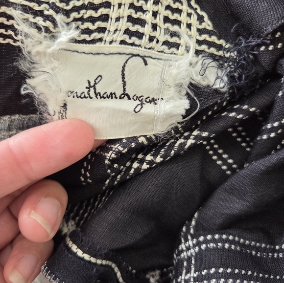 Vintage Jonathan Logan 1950s Plaid Taffeta Dress Size XS/Small - Picture 4 of 7